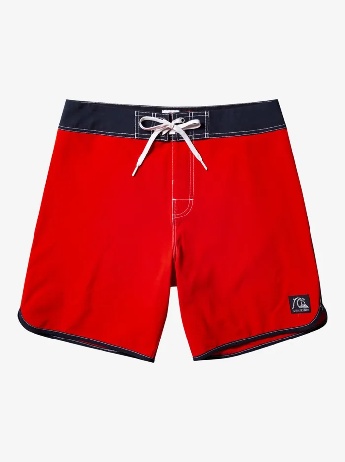 Shorts and Amphibians Men Quiksilver Original Scallop 18034 Boardshorts High Risk Red Shorts and Amphibians Men Quiksilver Original Scallop 18034 Boardshorts High Risk Red