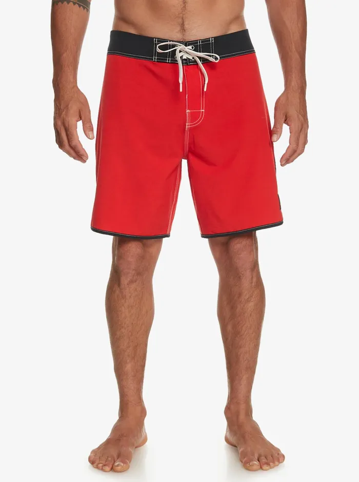 Shorts and Amphibians Men Quiksilver Original Scallop 18034 Boardshorts High Risk Red Shorts and Amphibians Men Quiksilver Original Scallop 18034 Boardshorts High Risk Red