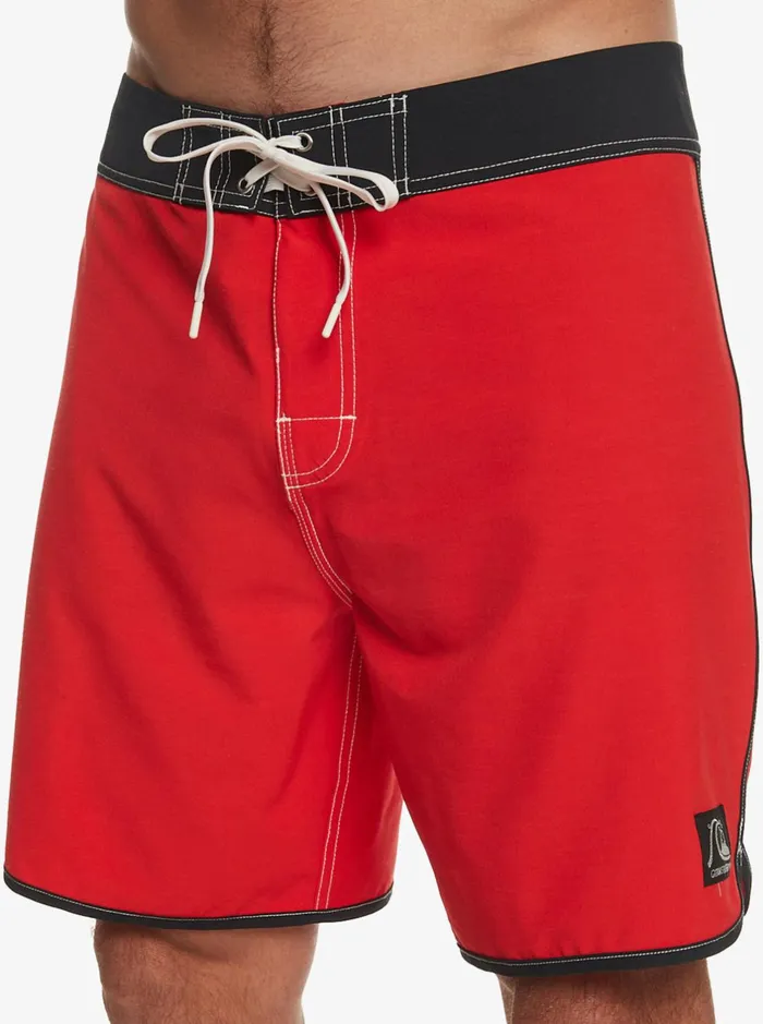 Shorts and Amphibians Men Quiksilver Original Scallop 18034 Boardshorts High Risk Red Shorts and Amphibians Men Quiksilver Original Scallop 18034 Boardshorts High Risk Red