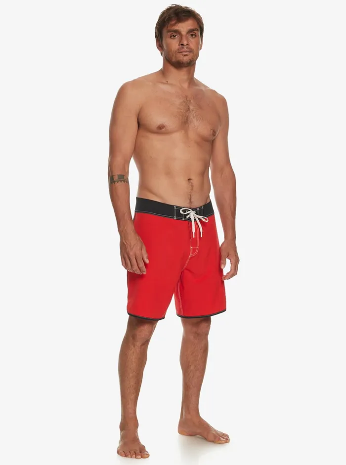 Shorts and Amphibians Men Quiksilver Original Scallop 18034 Boardshorts High Risk Red Shorts and Amphibians Men Quiksilver Original Scallop 18034 Boardshorts High Risk Red