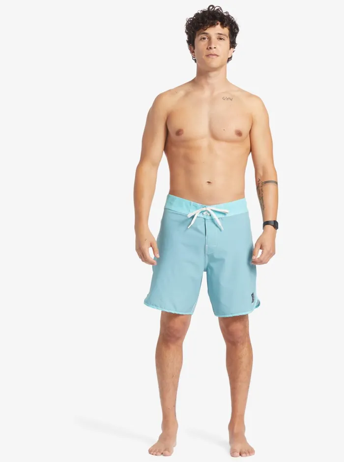 Shorts and Amphibians Men Quiksilver Original Scallop 18034 Boardshorts Reef Waters Shorts and Amphibians Men Quiksilver Original Scallop 18034 Boardshorts Reef Waters