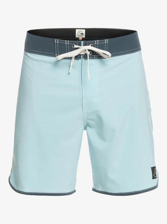 Shorts and Amphibians Men Quiksilver Original Scallop 18034 Boardshorts Sky Blue Shorts and Amphibians Men Quiksilver Original Scallop 18034 Boardshorts Sky Blue