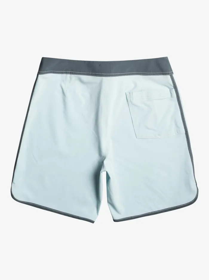 Shorts and Amphibians Men Quiksilver Original Scallop 18034 Boardshorts Sky Blue Shorts and Amphibians Men Quiksilver Original Scallop 18034 Boardshorts Sky Blue