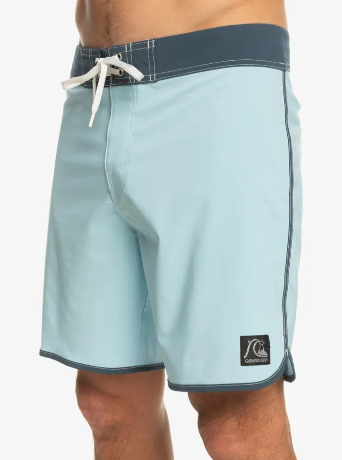 Shorts and Amphibians Men Quiksilver Original Scallop 18034 Boardshorts Sky Blue Shorts and Amphibians Men Quiksilver Original Scallop 18034 Boardshorts Sky Blue