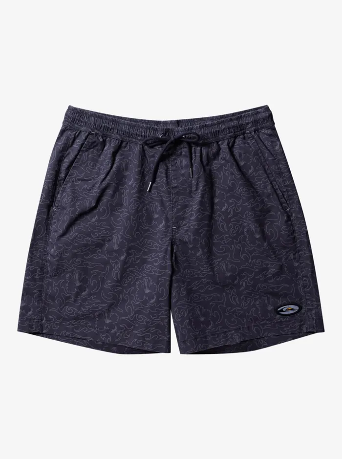 Shorts and Amphibians Men Quiksilver Saturn Taxer 18034 Elastic Shorts Tarmac Tribal Floral Shorts and Amphibians Men Quiksilver Saturn Taxer 18034 Elastic Shorts Tarmac Tribal Floral