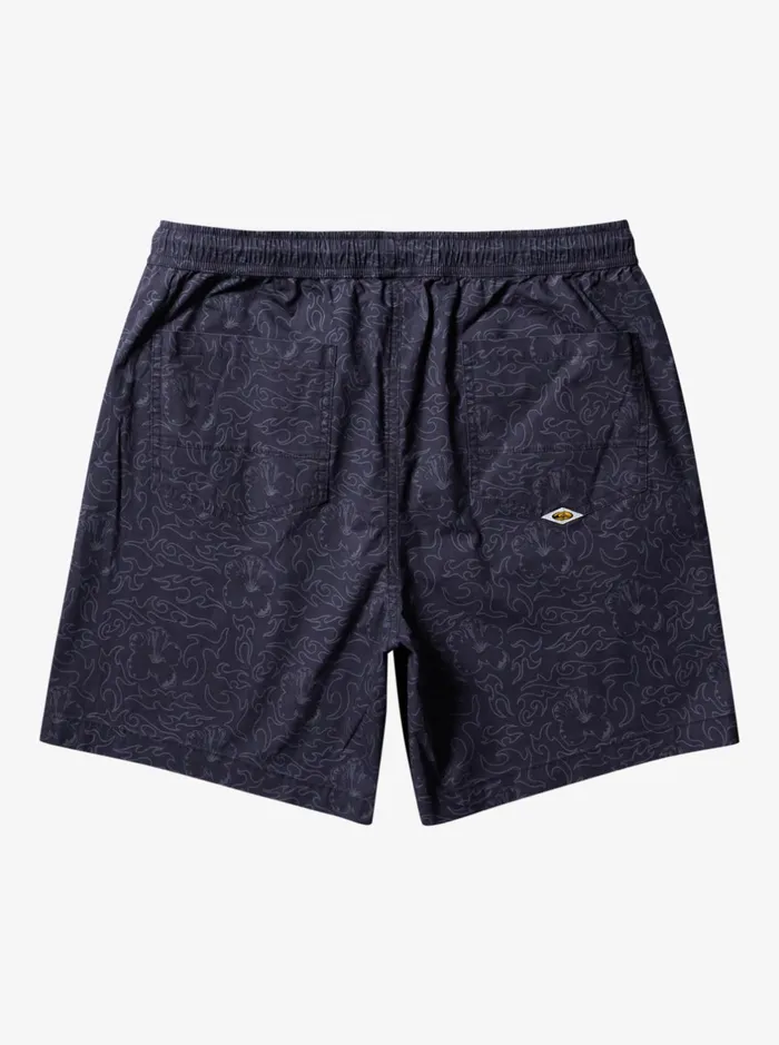 Shorts and Amphibians Men Quiksilver Saturn Taxer 18034 Elastic Shorts Tarmac Tribal Floral Shorts and Amphibians Men Quiksilver Saturn Taxer 18034 Elastic Shorts Tarmac Tribal Floral