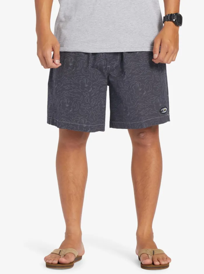 Shorts and Amphibians Men Quiksilver Saturn Taxer 18034 Elastic Shorts Tarmac Tribal Floral Shorts and Amphibians Men Quiksilver Saturn Taxer 18034 Elastic Shorts Tarmac Tribal Floral