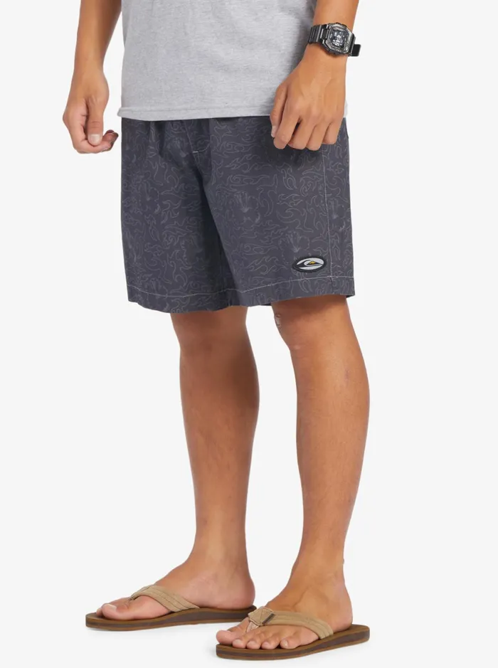 Shorts and Amphibians Men Quiksilver Saturn Taxer 18034 Elastic Shorts Tarmac Tribal Floral Shorts and Amphibians Men Quiksilver Saturn Taxer 18034 Elastic Shorts Tarmac Tribal Floral