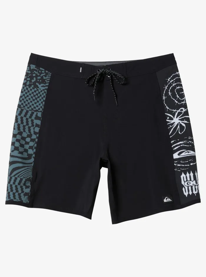 Shorts and Amphibians Men Quiksilver Surfsilk Arch 18034 Boardshorts Black Shorts and Amphibians Men Quiksilver Surfsilk Arch 18034 Boardshorts Black