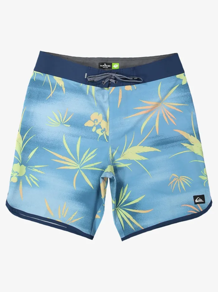 Shorts and Amphibians Men Quiksilver Surfsilk Scallop 19034 Boardshorts Azure Blue Shorts and Amphibians Men Quiksilver Surfsilk Scallop 19034 Boardshorts Azure Blue