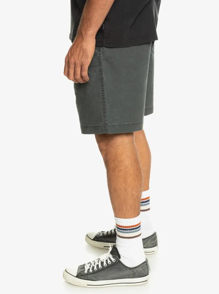 Shorts and Amphibians Men Quiksilver Taxer Elastic Waist Shorts Black Shorts and Amphibians Men Quiksilver Taxer Elastic Waist Shorts Black