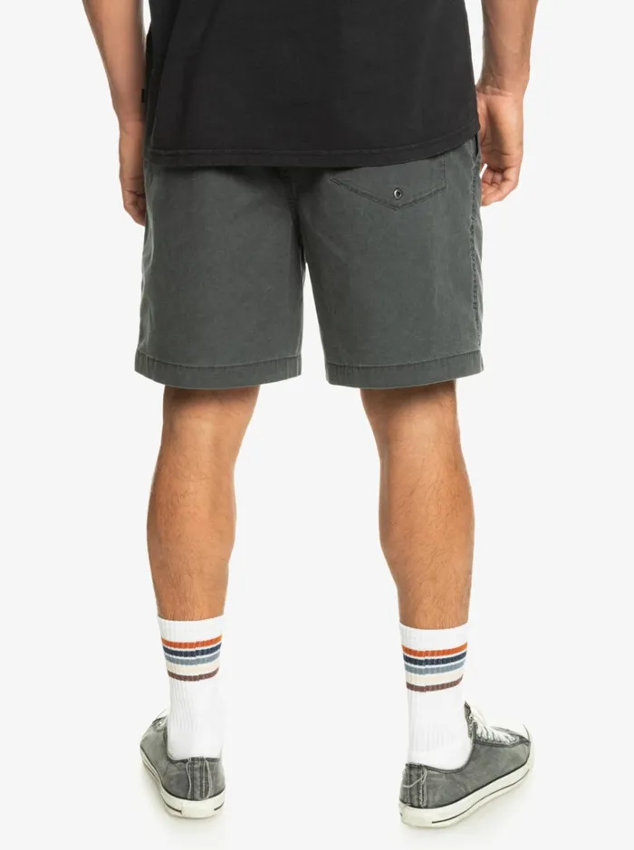 Shorts and Amphibians Men Quiksilver Taxer Elastic Waist Shorts Black Shorts and Amphibians Men Quiksilver Taxer Elastic Waist Shorts Black