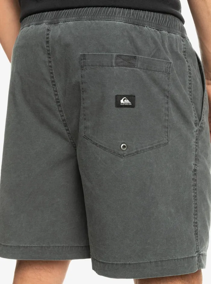 Shorts and Amphibians Men Quiksilver Taxer Elastic Waist Shorts Black Shorts and Amphibians Men Quiksilver Taxer Elastic Waist Shorts Black