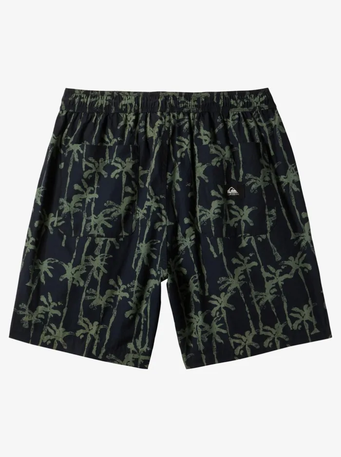Shorts and Amphibians Men Quiksilver Taxer Print Elastic Waist Shorts Laurel Wreath Painted Palms Shorts and Amphibians Men Quiksilver Taxer Print Elastic Waist Shorts Laurel Wreath Painted Palms