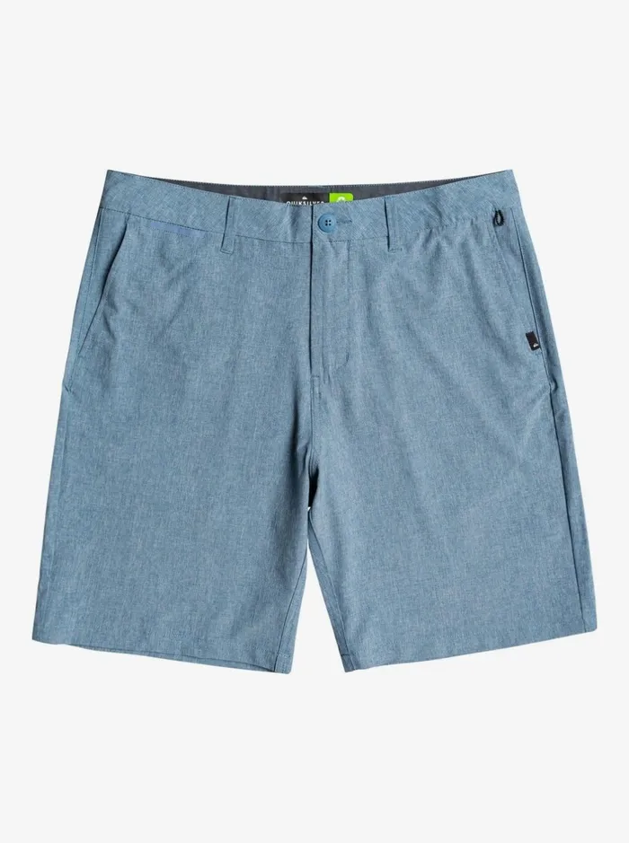 Shorts and Amphibians Men Quiksilver Union Heather Amphibian 20034 Hybrid Shorts Captains Blue