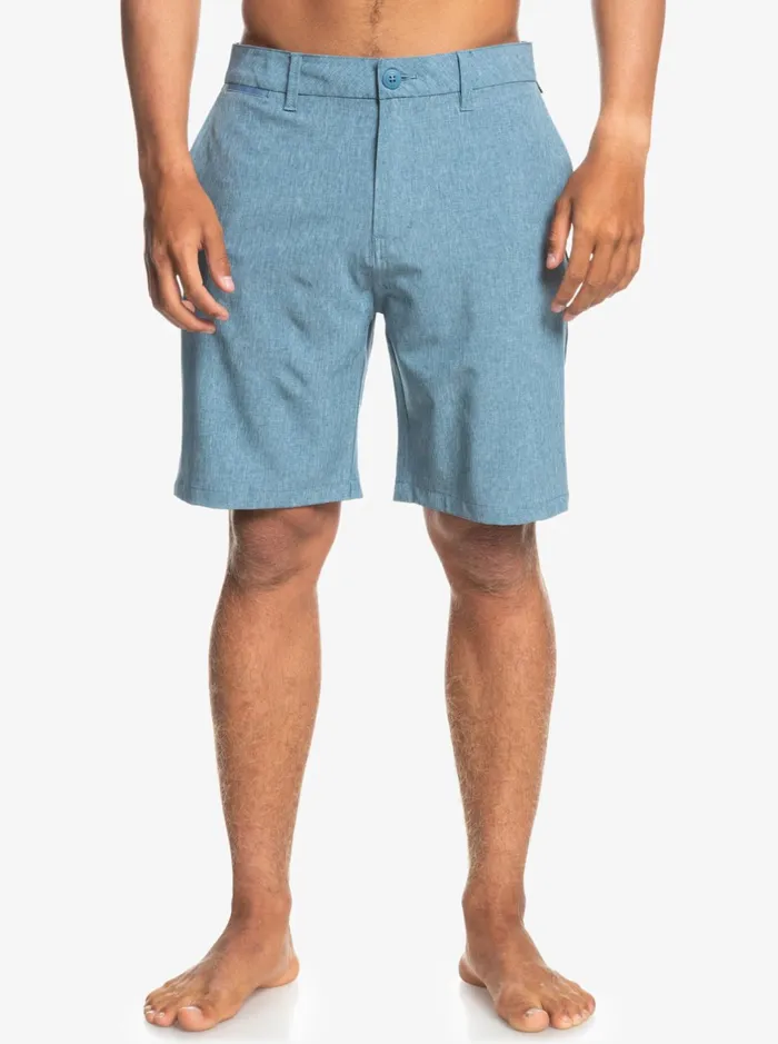 Shorts and Amphibians Men Quiksilver Union Heather Amphibian 20034 Hybrid Shorts Captains Blue Shorts and Amphibians Men Quiksilver Union Heather Amphibian 20034 Hybrid Shorts Captains Blue