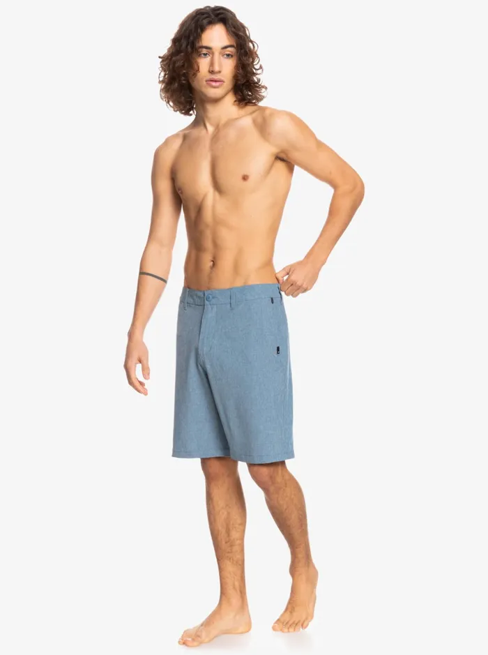 Shorts and Amphibians Men Quiksilver Union Heather Amphibian 20034 Hybrid Shorts Captains Blue Shorts and Amphibians Men Quiksilver Union Heather Amphibian 20034 Hybrid Shorts Captains Blue