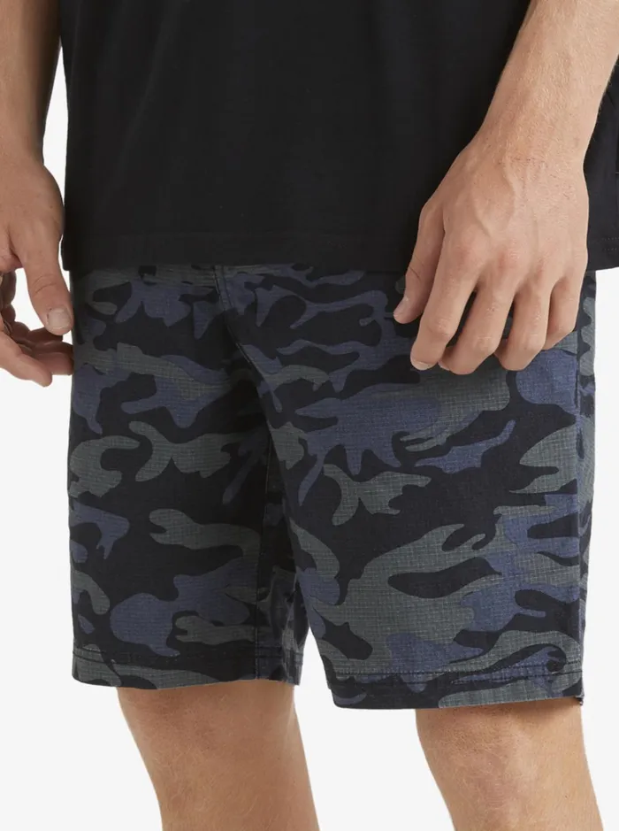 Shorts and Amphibians Men Quiksilver Waterman After Surf Shorts Black Camoflage Shorts and Amphibians Men Quiksilver Waterman After Surf Shorts Black Camoflage