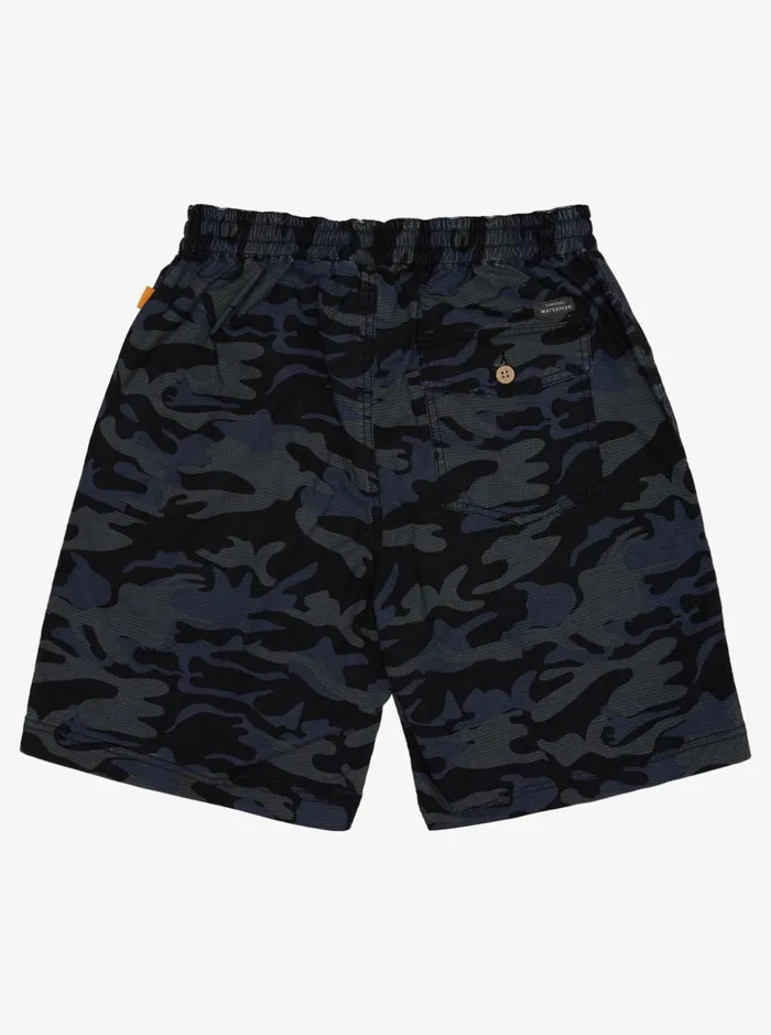Shorts and Amphibians Men Quiksilver Waterman After Surf Shorts Black Camoflage Shorts and Amphibians Men Quiksilver Waterman After Surf Shorts Black Camoflage
