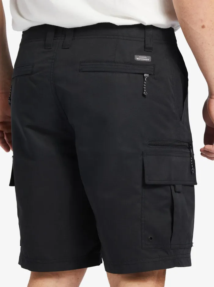 Shorts and Amphibians Men Quiksilver Waterman Waterman Maldive Atoll Cargo 20034 Shorts Black Shorts and Amphibians Men Quiksilver Waterman Waterman Maldive Atoll Cargo 20034 Shorts Black