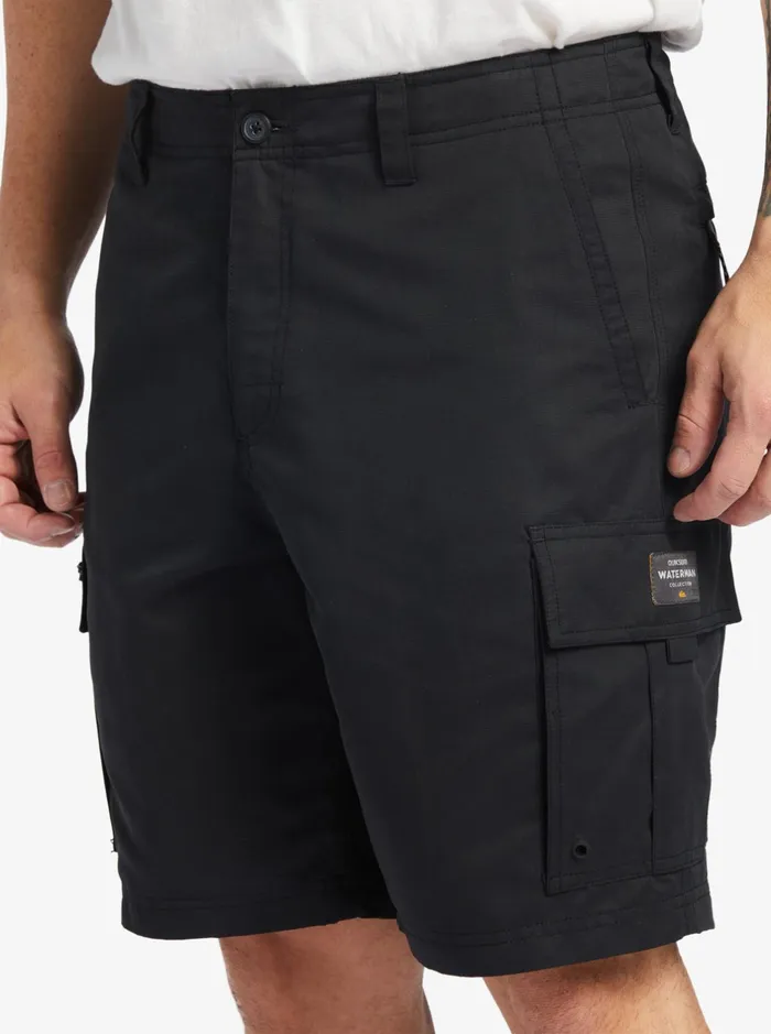 Shorts and Amphibians Men Quiksilver Waterman Waterman Maldive Atoll Cargo 20034 Shorts Black Shorts and Amphibians Men Quiksilver Waterman Waterman Maldive Atoll Cargo 20034 Shorts Black