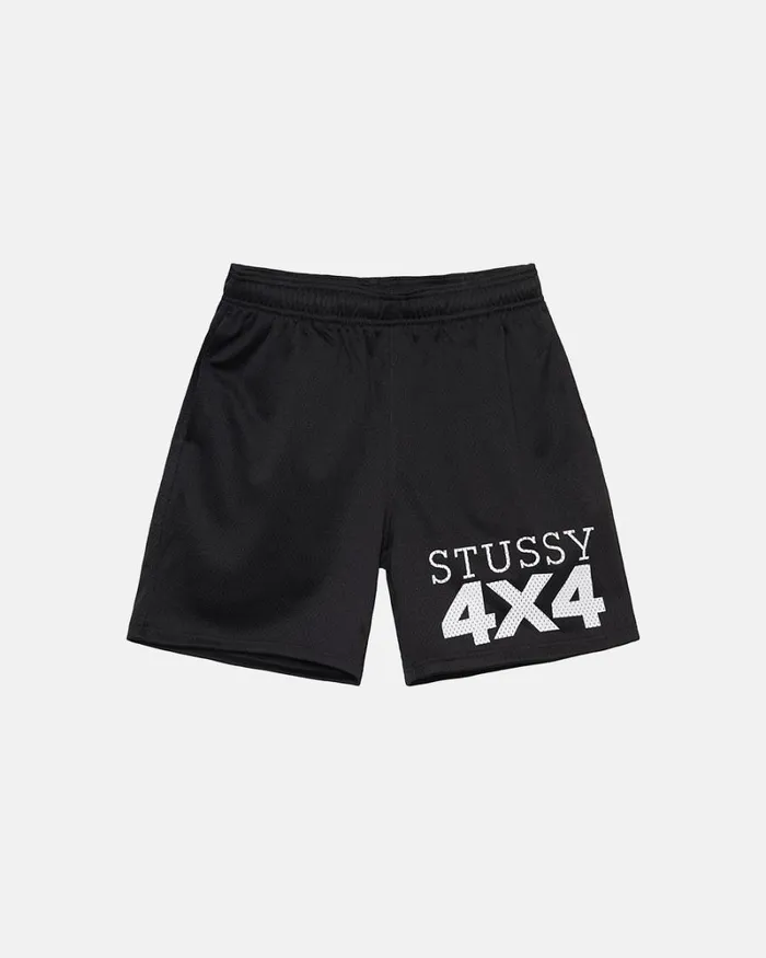 Shorts Men Stussy 4X4 MESH SHORT Black