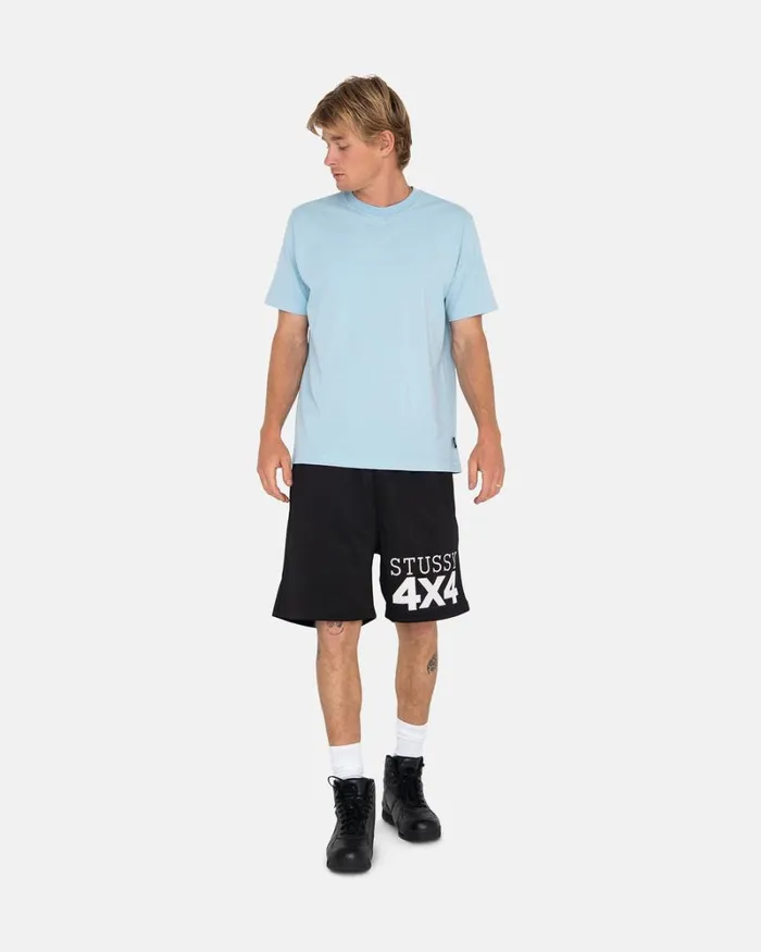 Shorts Men Stussy 4X4 MESH SHORT Black Shorts Men Stussy 4X4 MESH SHORT Black
