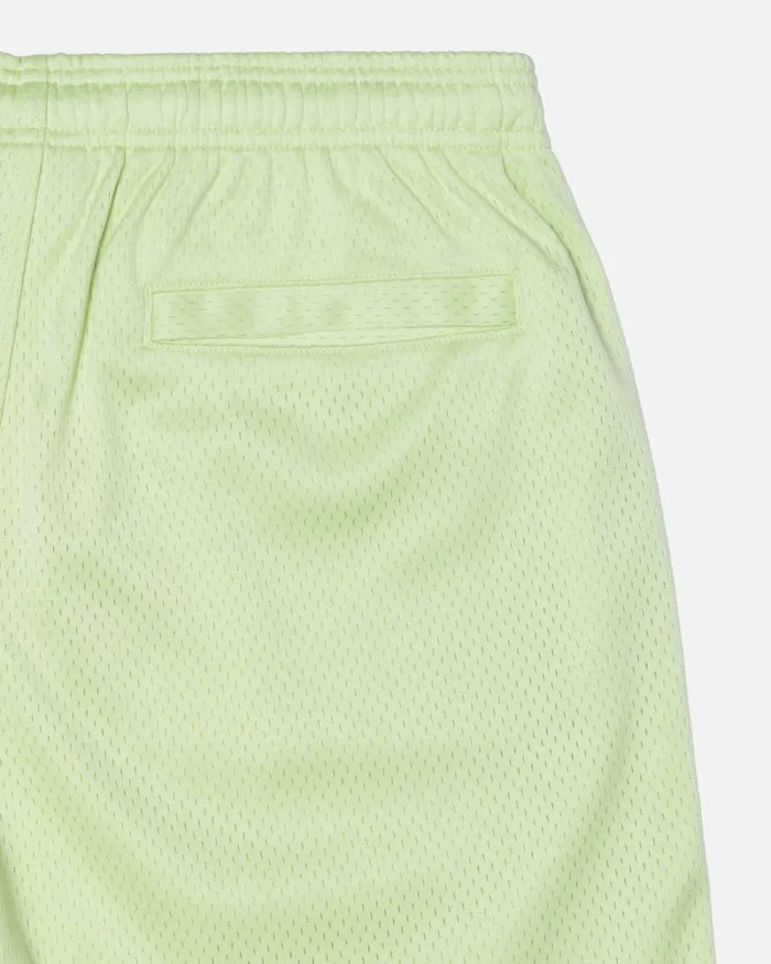 Shorts Men Stussy BIG BASIC MESH SHORT Light Lime Shorts Men Stussy BIG BASIC MESH SHORT Light Lime