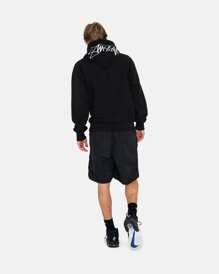 Shorts Men Stussy BIG BASIC WATER SHORT Black Shorts Men Stussy BIG BASIC WATER SHORT Black