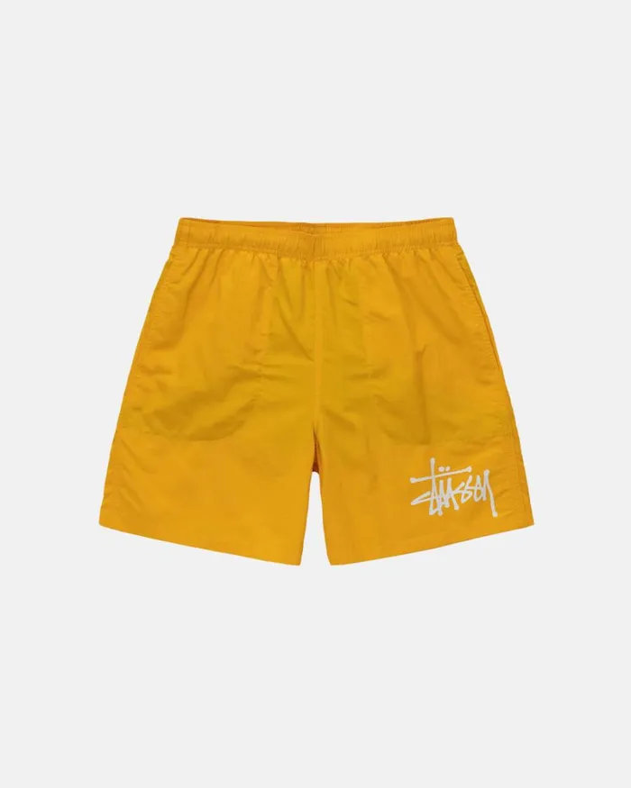 Shorts Men Stussy BIG BASIC WATER SHORT Citrus