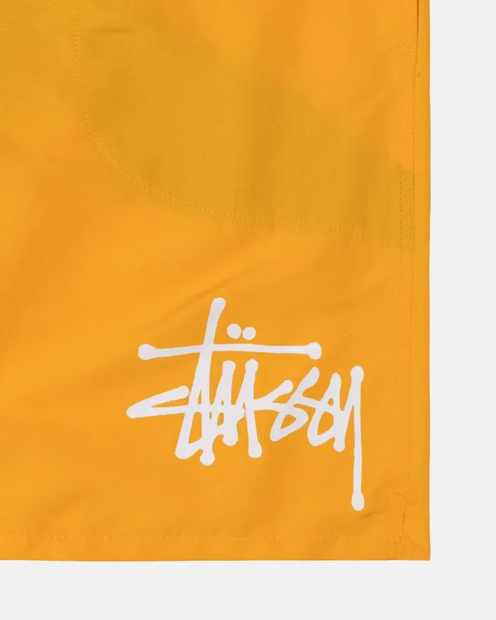 Shorts Men Stussy BIG BASIC WATER SHORT Citrus Shorts Men Stussy BIG BASIC WATER SHORT Citrus