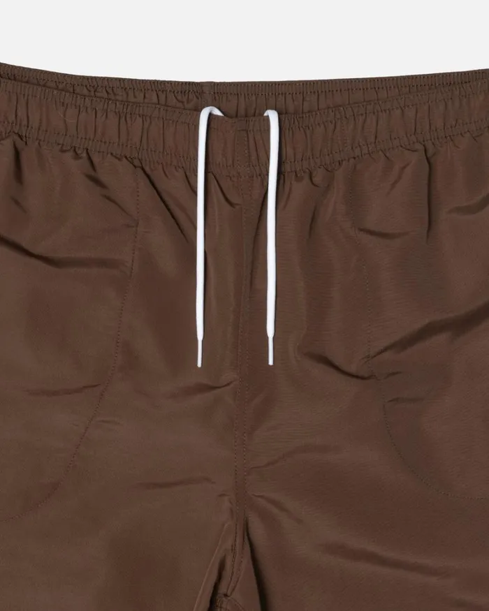 Shorts Men Stussy BIG BASIC WATER SHORT Coffee Shorts Men Stussy BIG BASIC WATER SHORT Coffee