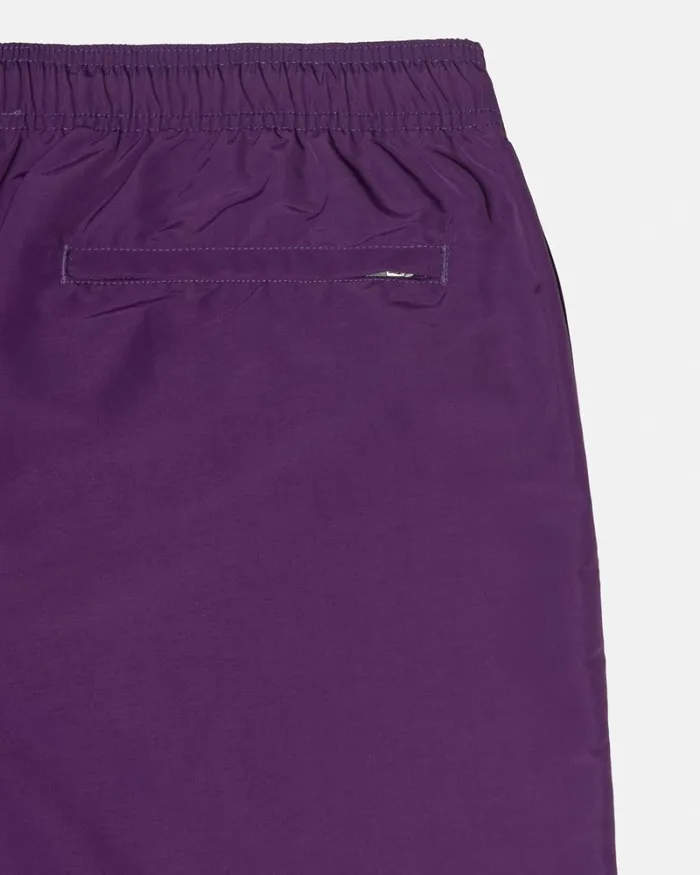Shorts Men Stussy BIG BASIC WATER SHORT Plum Shorts Men Stussy BIG BASIC WATER SHORT Plum