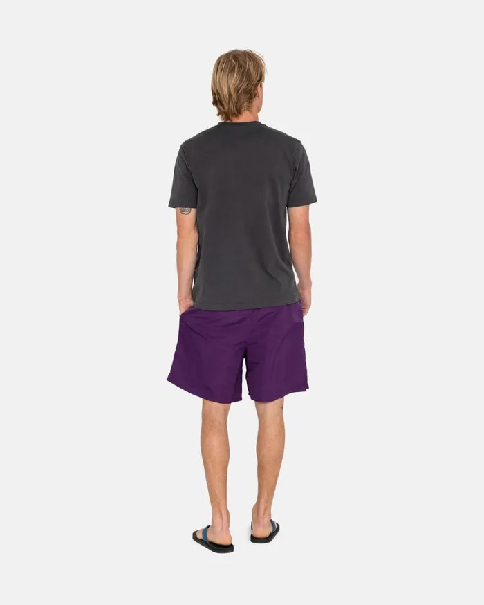 Shorts Men Stussy BIG BASIC WATER SHORT Plum Shorts Men Stussy BIG BASIC WATER SHORT Plum