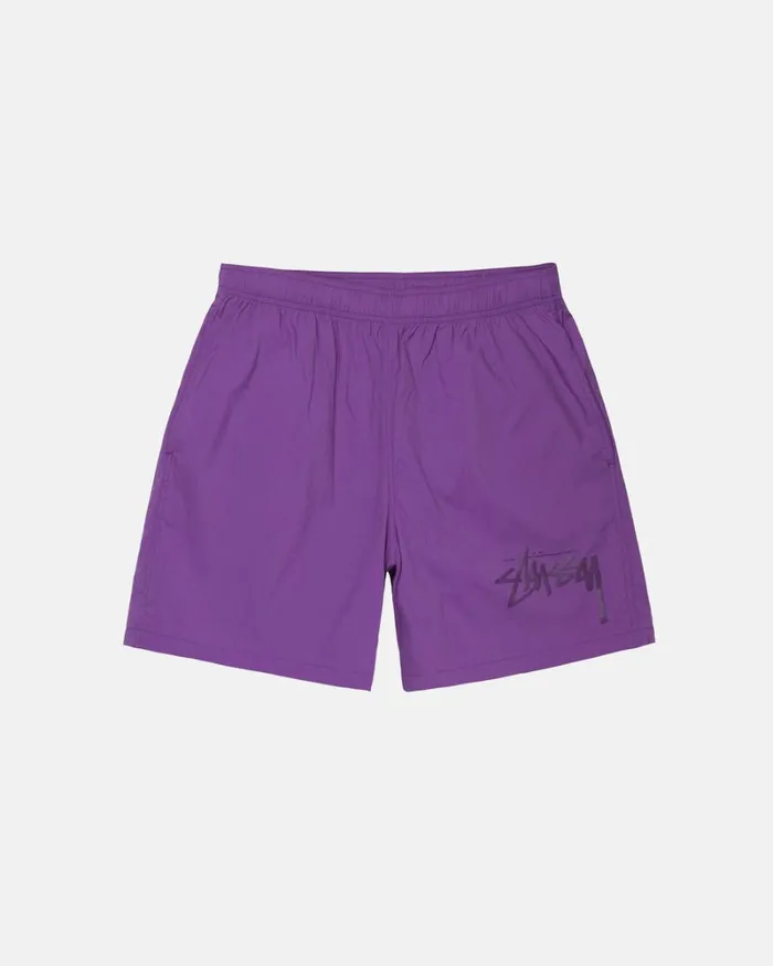Shorts Men Stussy BIG STOCK NYLON SHORT Purple