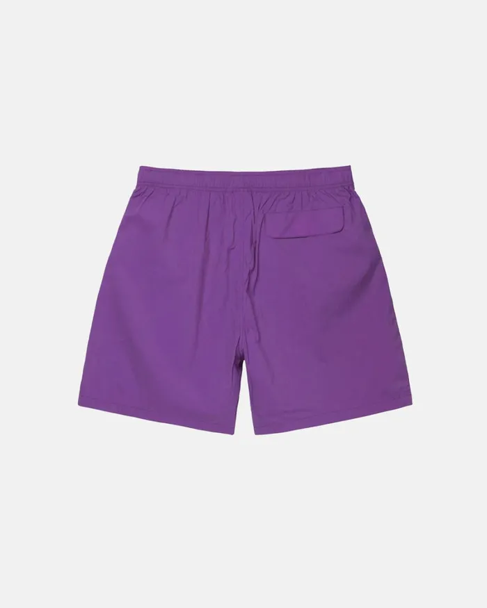 Shorts Men Stussy BIG STOCK NYLON SHORT Purple Shorts Men Stussy BIG STOCK NYLON SHORT Purple