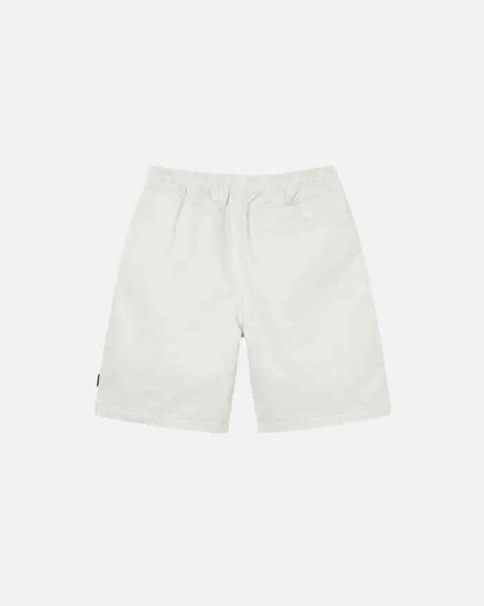 Shorts Men Stussy BRUSHED BEACH SHORT Bone Shorts Men Stussy BRUSHED BEACH SHORT Bone