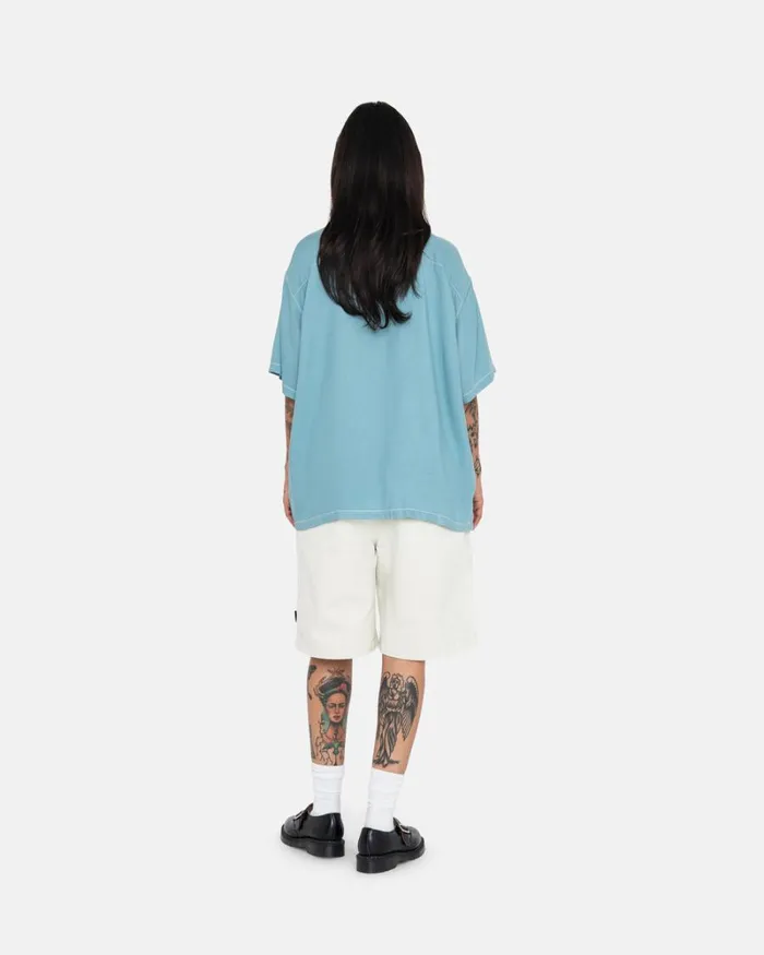 Shorts Men Stussy BRUSHED BEACH SHORT Bone Shorts Men Stussy BRUSHED BEACH SHORT Bone