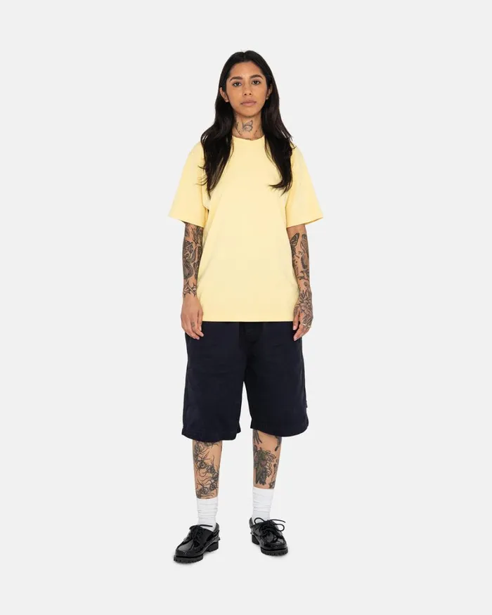 Shorts Men Stussy BRUSHED BEACH SHORT Navy Shorts Men Stussy BRUSHED BEACH SHORT Navy