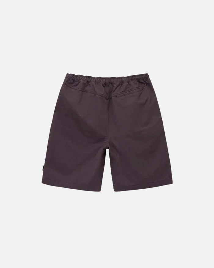 Shorts Men Stussy BRUSHED BEACH SHORT Wine Shorts Men Stussy BRUSHED BEACH SHORT Wine