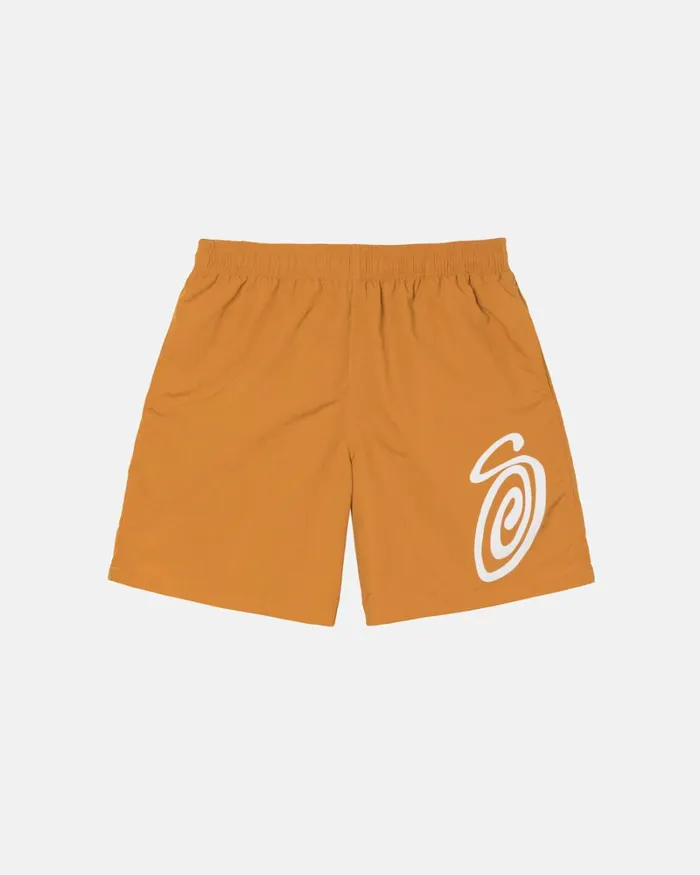 Shorts Men Stussy CURLY S WATER SHORT Curry