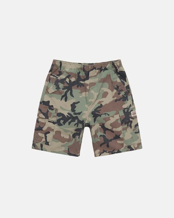 Shorts Men Stussy RIPSTOP CARGO BEACH SHORT Camo