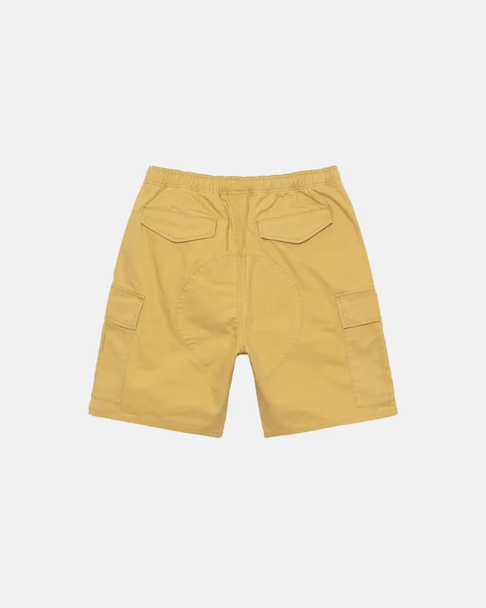 Shorts Men Stussy RIPSTOP CARGO BEACH SHORT Sulphur Shorts Men Stussy RIPSTOP CARGO BEACH SHORT Sulphur