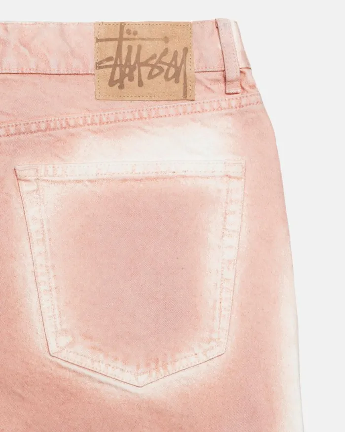 Shorts Men Stussy SPRAY DYE BIG OL039 SHORTS Faded Pink Shorts Men Stussy SPRAY DYE BIG OL039 SHORTS Faded Pink