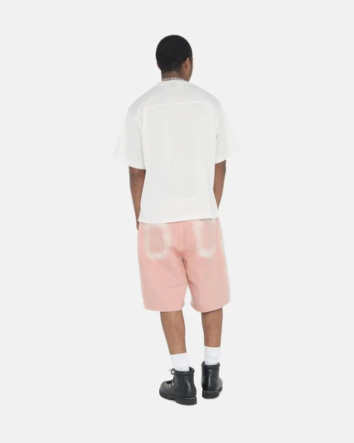 Shorts Men Stussy SPRAY DYE BIG OL039 SHORTS Faded Pink Shorts Men Stussy SPRAY DYE BIG OL039 SHORTS Faded Pink