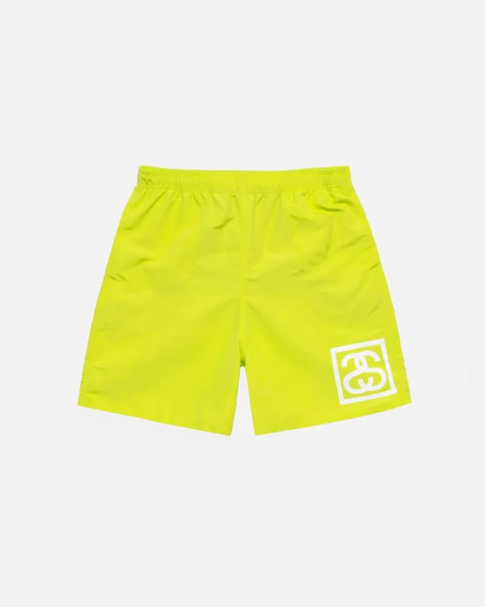 Shorts Men Stussy SSLINK WATER SHORT Lime