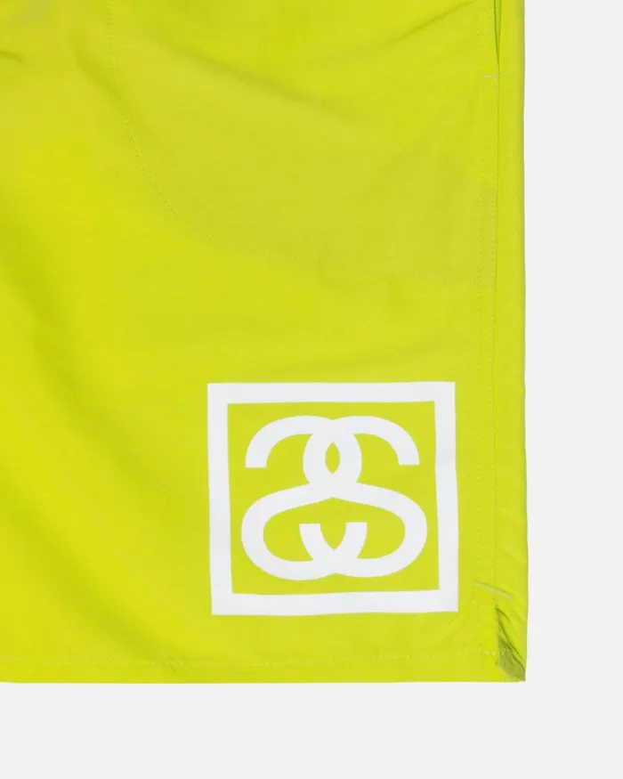 Shorts Men Stussy SSLINK WATER SHORT Lime Shorts Men Stussy SSLINK WATER SHORT Lime