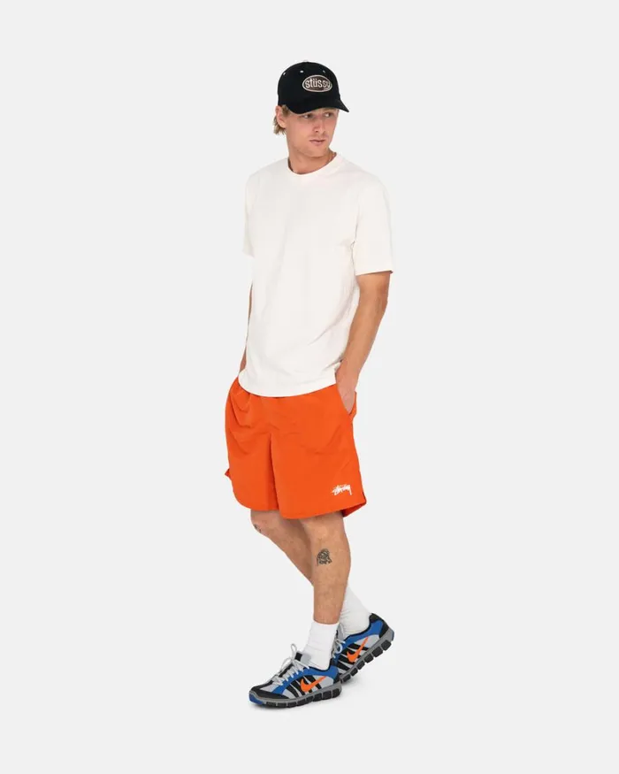 Shorts Men Stussy STOCK WATER SHORT Clay Shorts Men Stussy STOCK WATER SHORT Clay