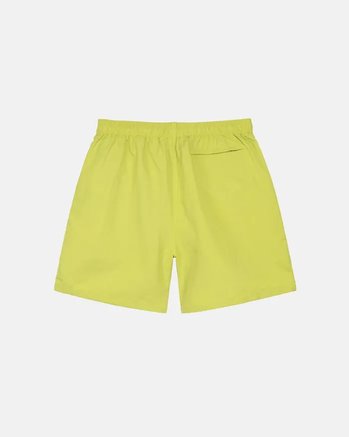 Shorts Men Stussy STOCK WATER SHORT Lime Shorts Men Stussy STOCK WATER SHORT Lime