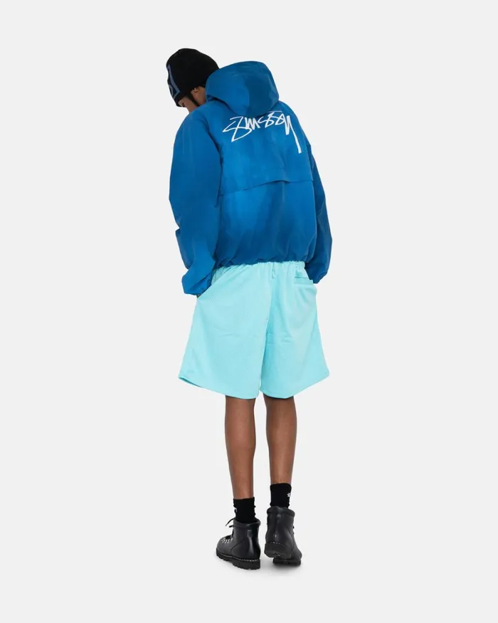 Shorts Men Stussy SURFMAN MESH SHORT Aqua Shorts Men Stussy SURFMAN MESH SHORT Aqua